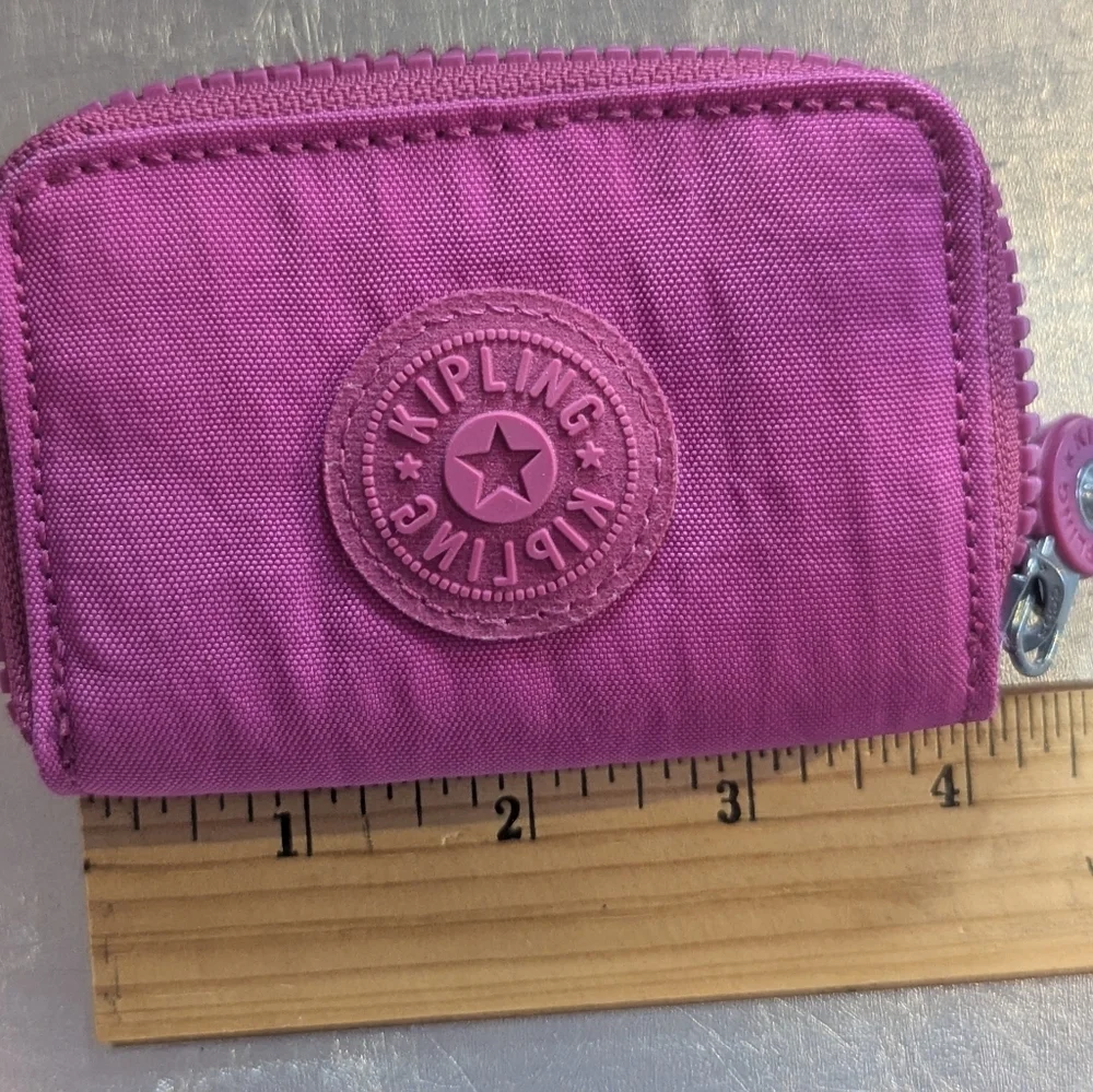 🩷 Kipling Live Light Pink Hearts Cosmetic Bag, Wallet CC Holder